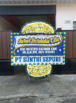Papan Bunga Duka di Siempat Nempu Hulu