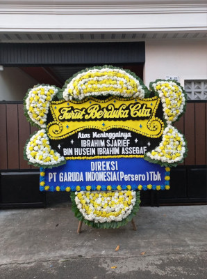Papan Bunga Duka di Siempat Nempu Hulu
