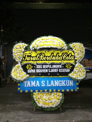 Papan Bunga Duka di Siempat Nempu Hulu
