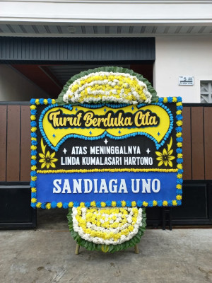 Papan Bunga Duka di Siempat Nempu Hulu